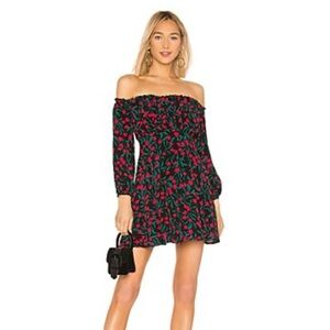 Lovers and Friends - Britta Mini Dress in Rosebud XXS